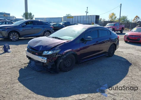 2012 Honda Civic Sdn Lx from USA, damaged, VIN 2HGFB2F5XCH605809